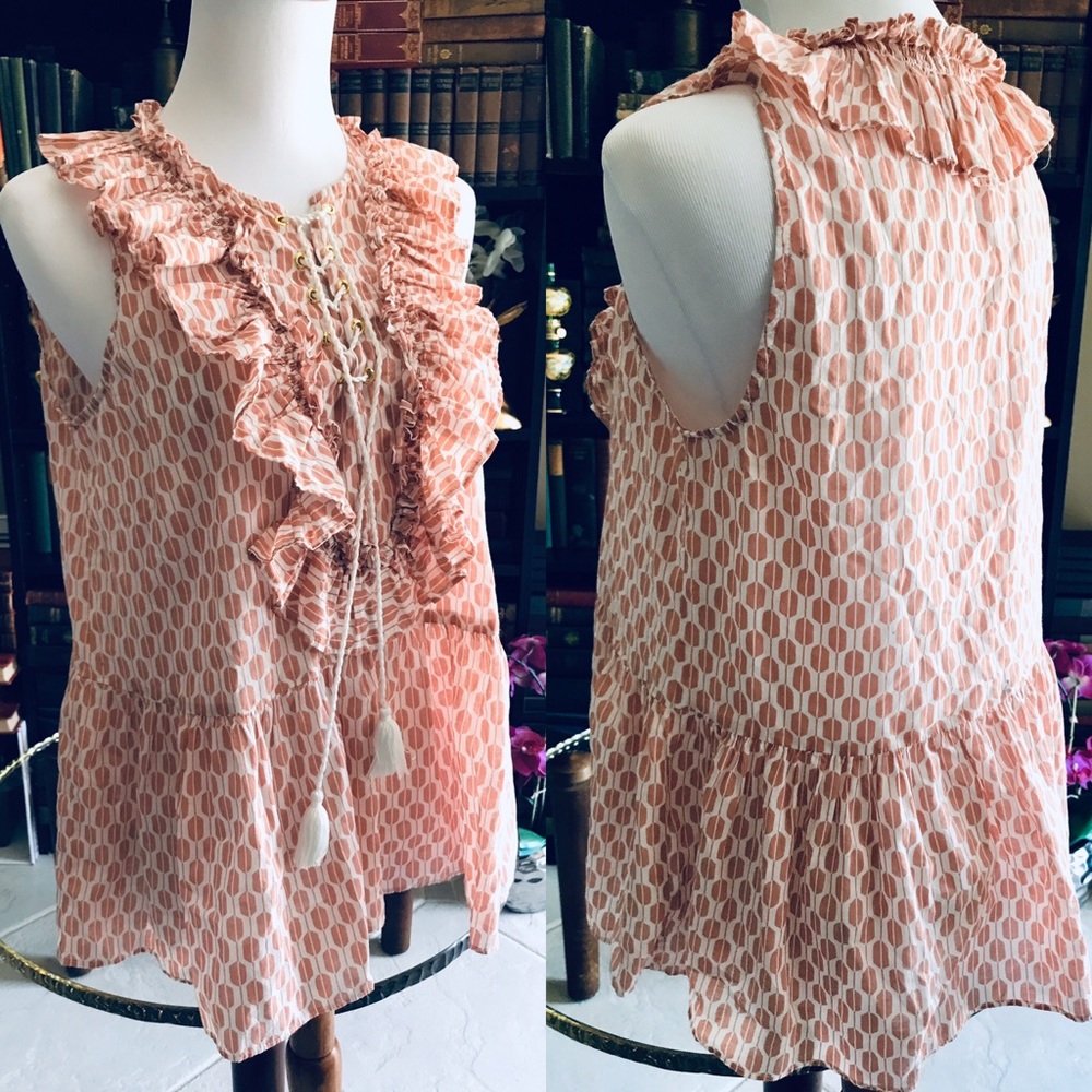 Kate Spade Live Colorfully Sleeveless Blouse S